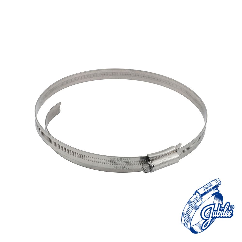 Jubilee Klip Keluli Tahan Karat 85SS (Saiz 184-216mm - 5 Keping)