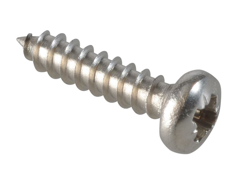 ForgeFix Tornillos Autoperforantes Cabeza Pan A2 Acero Inoxidable 1/2 pulg x 4 