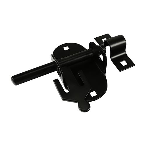 Timco Oval Padbolt, Black, Carbon Steel, 4 Inch