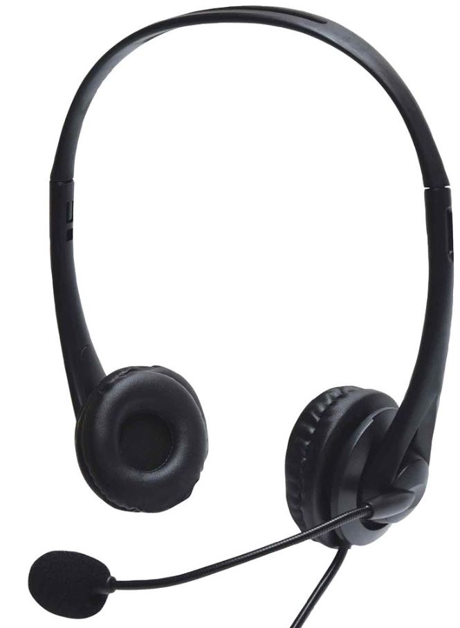 AV:LINK Auriculares USB Multimedia con Micrófono Omnidireccional