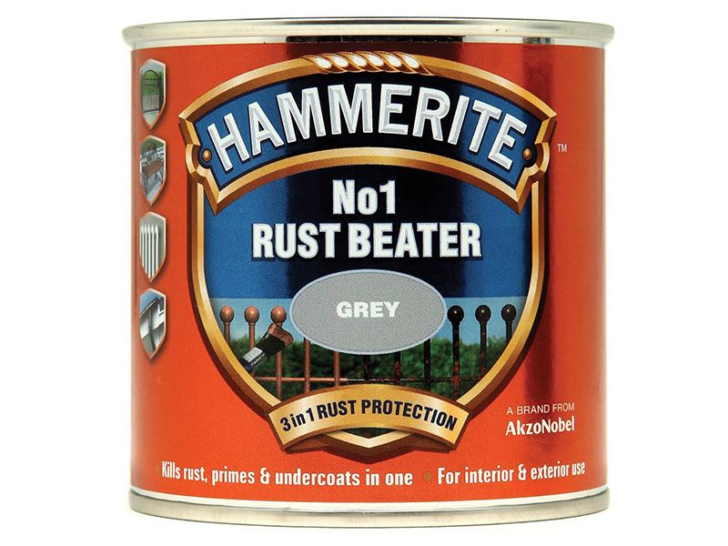 Hammerite Cat Anti-Karat No.1 Rust Beater Grey 250ml