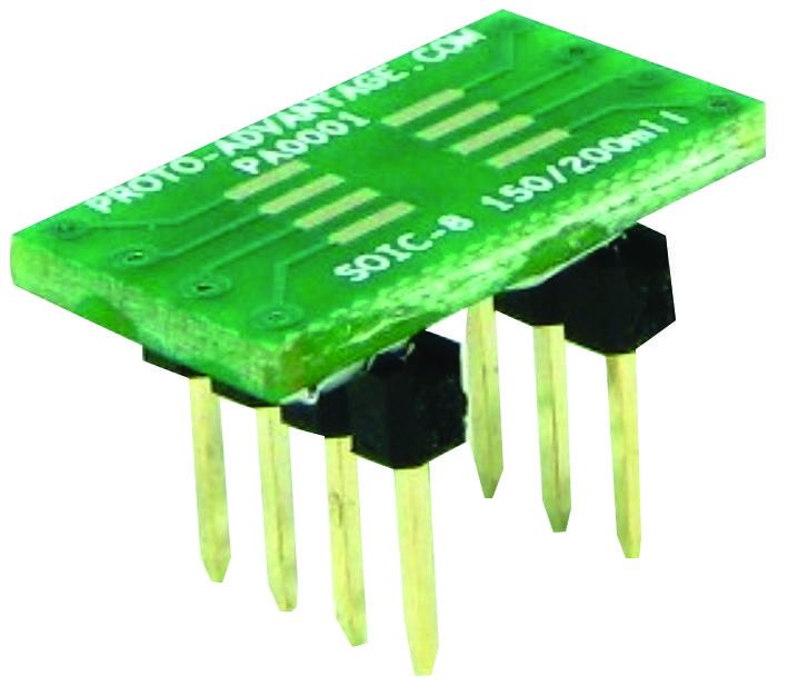 PROTO ADVANTAGE Adaptateur SOIC8 vers DIP8, Pas 1,27mm, 200mm