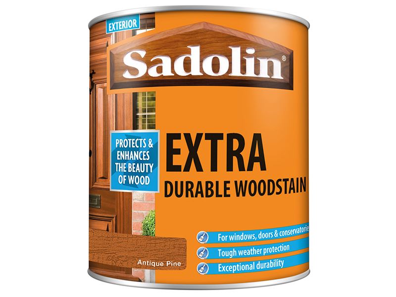 Sadolin Extra Durable Woodstain - Antique Pine, 1 Litre