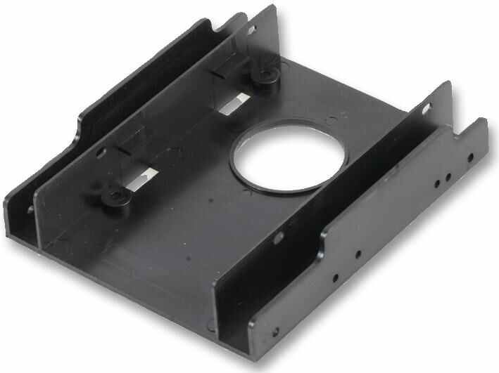 Dynamode 3.5in Mounting Cradle for 2.5in SSD/HDDs, ABS Plastic