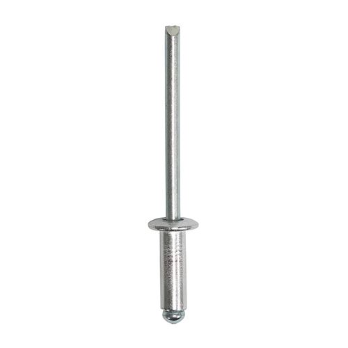 Timco Aluminium Dome Head Rivets, 4.0 x 12mm, Pack of 500