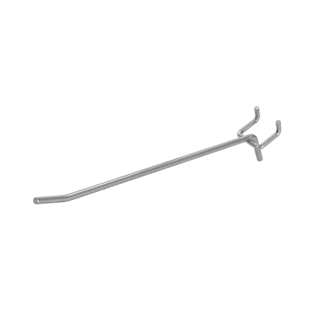 Silverline Single Prong Hook, 200mm, Pack of 20, Silver