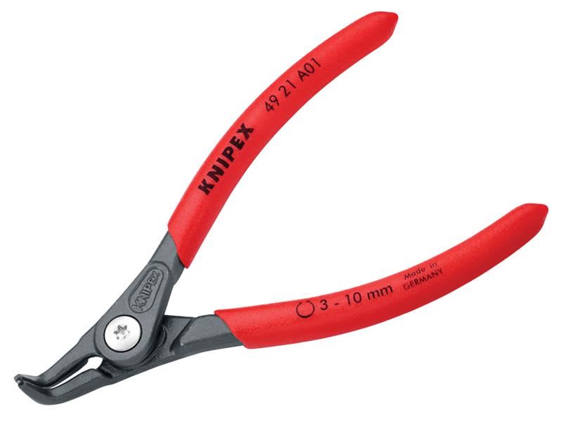 Knipex 外置卡簧鉗 90度彎頭 3-10毫米 A01
