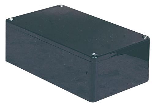 VERO - Schwarze ABS-Box - 120x80x36,5mm