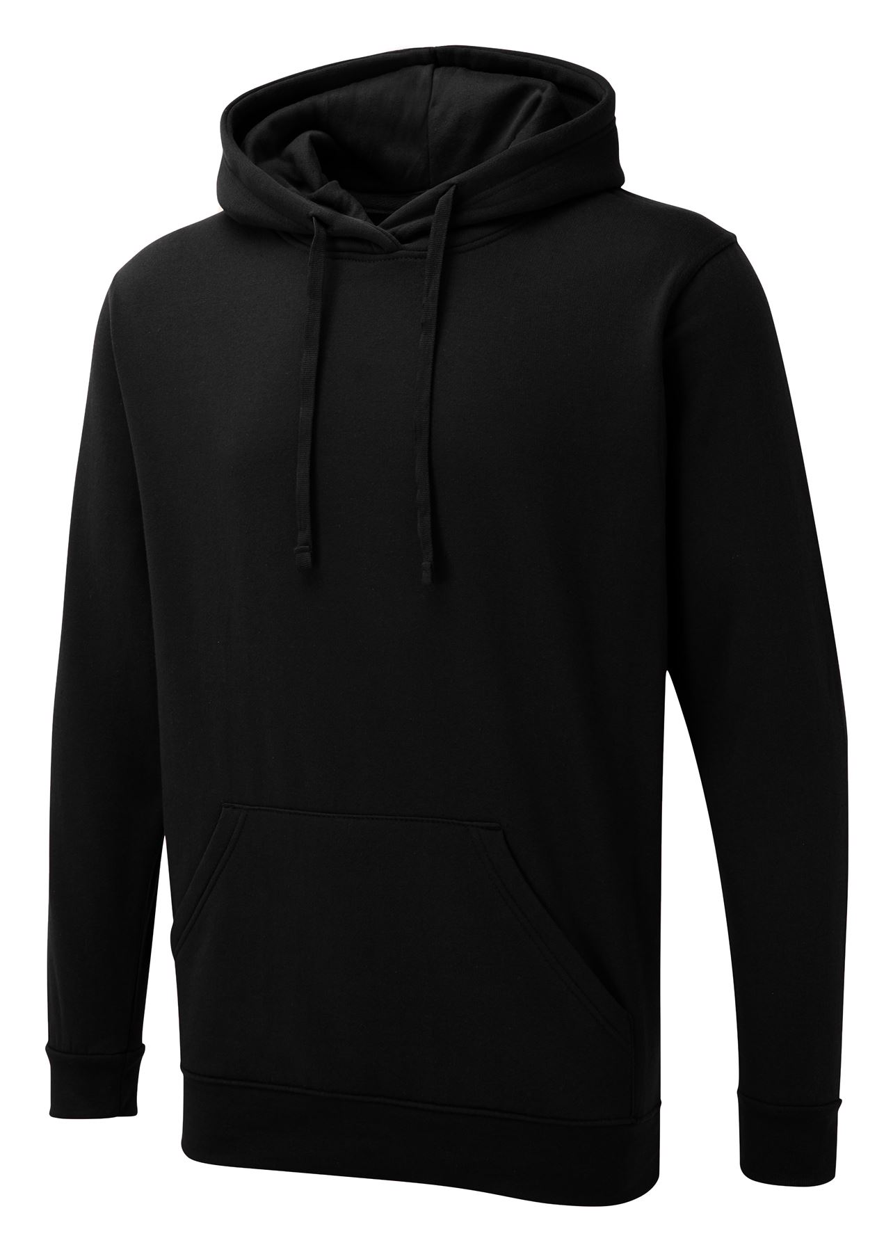 Uneek Unisex UX Hoodie - Black, 5XL, Reactive Dyed