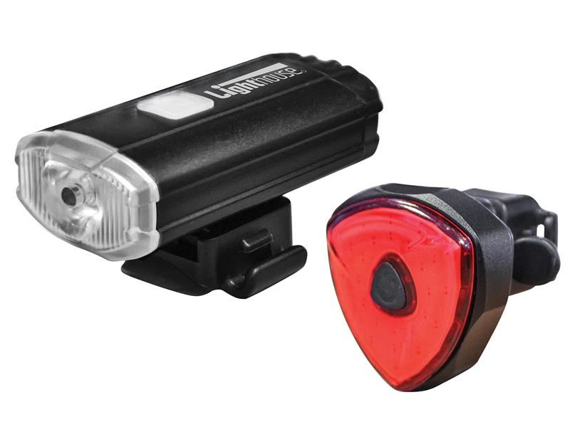Ensemble de feux de vélo rechargeables à DEL Lighthouse Elite