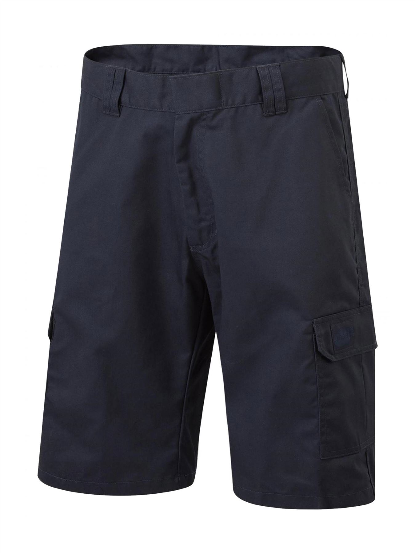 Uneek Unisex Cargo Shorts - 65% Polyester, 35% Cotton, Navy, Size 38