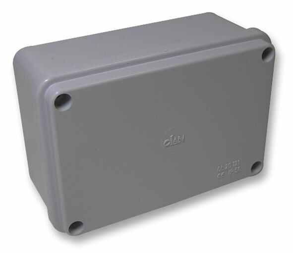 OLAN IP56 Aansluitdoos behuizing, 120x80x50mm, Grijs