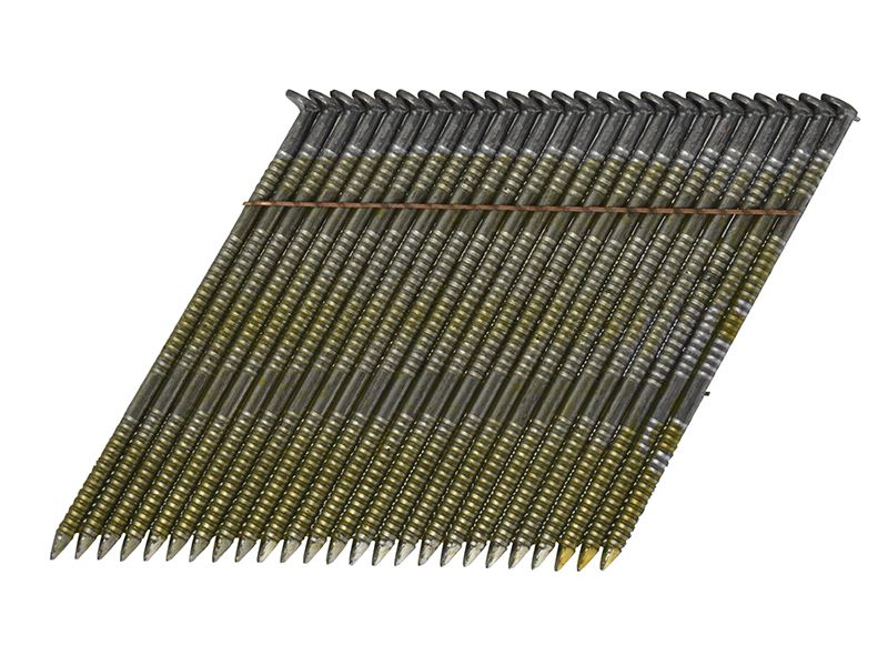 Bostitch 28° Ring Shank Stick Nails 2.8x75mm, Pack of 2000