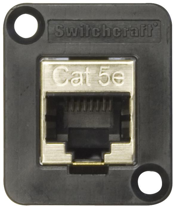 SWITCHCRAFT/CONXALL Adaptateur Panneau RJ45 Cat5E Blindé