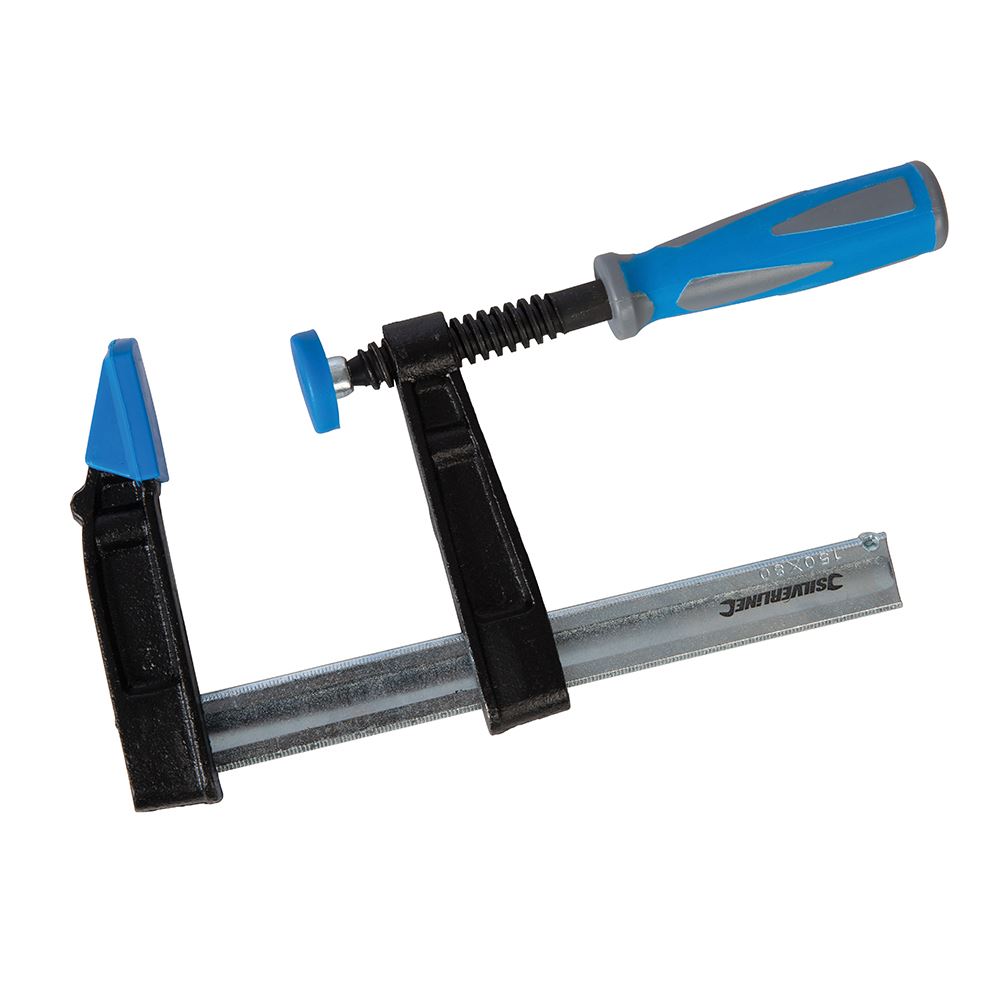 Silverline Morsetto a F Pesante, 150 x 80mm
