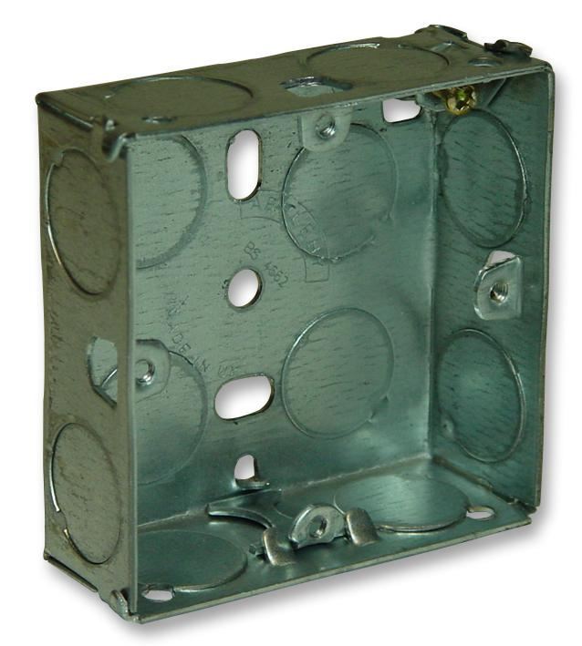 Appleby Steel Back Box, 1 Gang 25mm