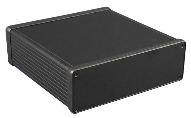 HAMMOND Custodia IP54 Serie 1455 in Alluminio Nero, 220x165x56mm