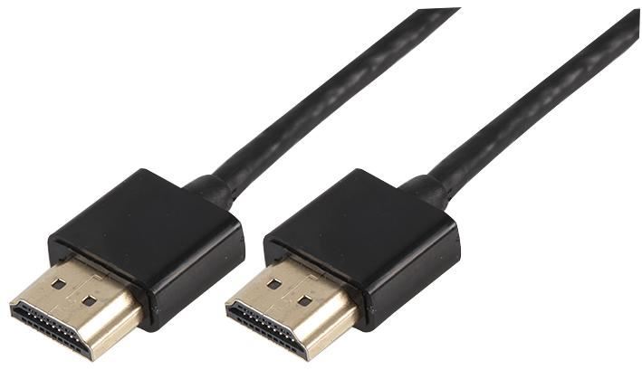Pro Signal כבל HDMI עם Ethernet, זכר לזכר, ABS, 1 מטר שחור