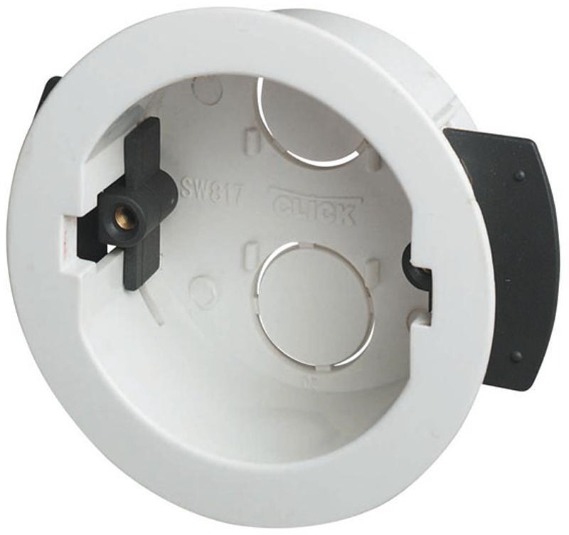 CLICK 1-Gang 乾式壁用天井ボックス 34mm