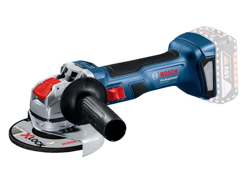 Bosch GWX 18V-7 Professional X-LOCK Angle Grinder 115mm Bare Unit