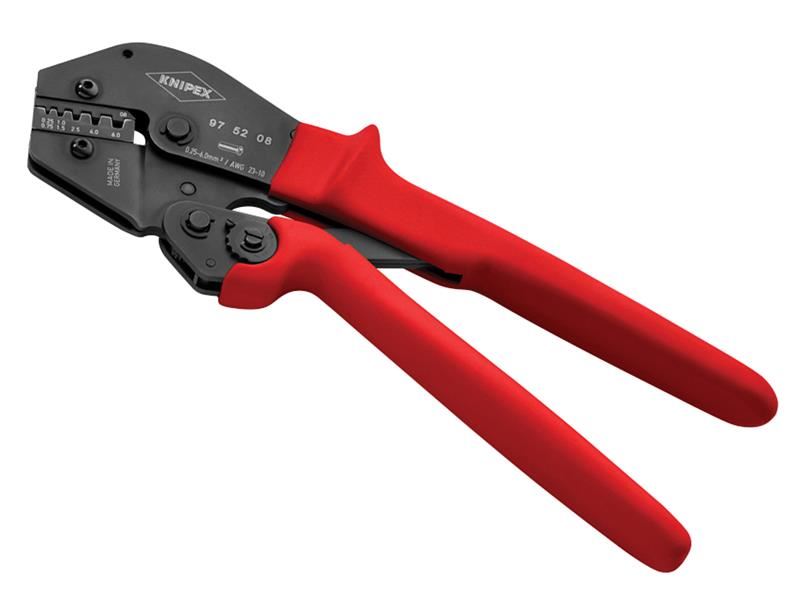 Pince à sertir Knipex 97 52 08 pour câbles et cossettes, 250mm