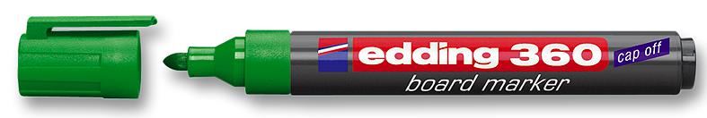 EDDING Whiteboard Marker - Groen, Bullet Tip, 1.5-3mm