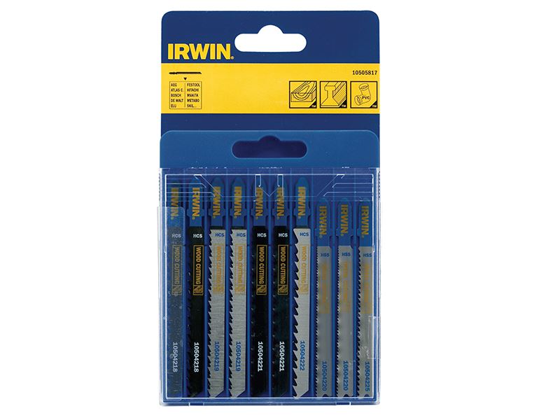 IRWIN® סט להבי פאזל HCS/HSS, 10 חלקים