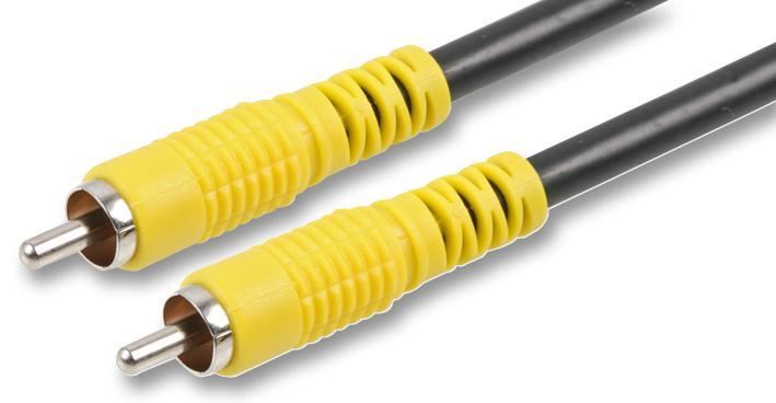 Pro Signal Phono Mannetje naar Mannetje Kabel, 10m, Zwart, RG59 Coaxiaal