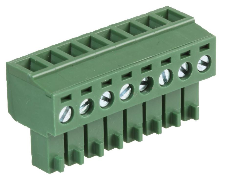 MULTICOMP PRO Terminal Pluggável 3.81mm, 8 Vias, 10A, Verde