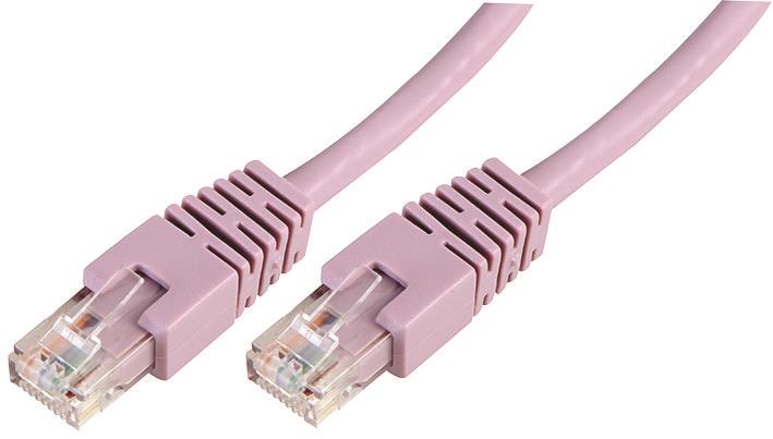 PRO SIGNAL Cat6 UTP Ethernet Patch Cable, RJ45 Male to Male, 5m, Violet