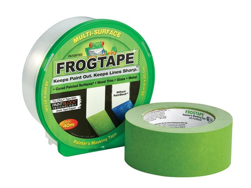 Shurtape FrogTape Cinta de Enmascarar Multisuperficie, 48mm x 41.1m
