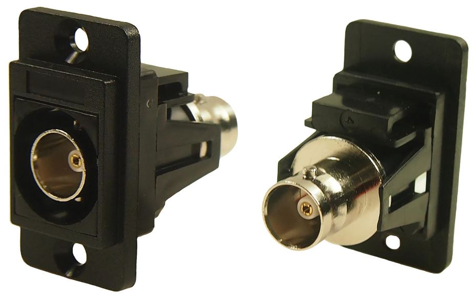 CLIFF Conector BNC Duplo Macho-Macho, 75 Ohm, Preto, 35,5mm