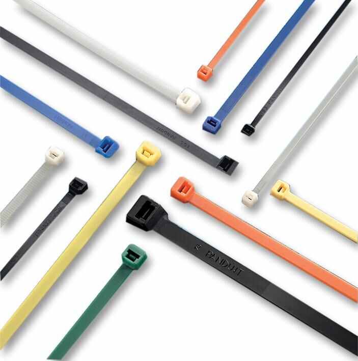 PANDUIT Pan-Ty Cable Ties 4.8mm x 188mm, Brown, 100 Pack
