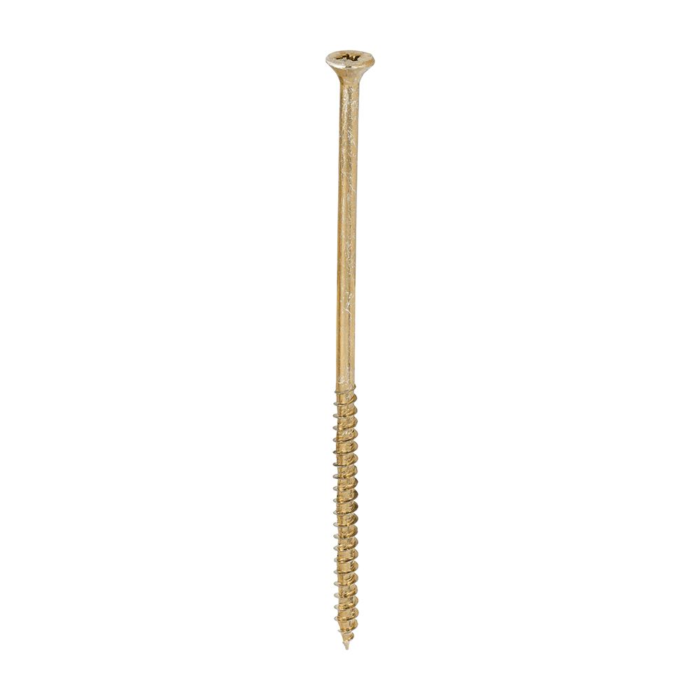 Timco Velocity Premium Screáin Il-úsáide, PZ, Sáite Dhúbailte, Buí, 6.0mm