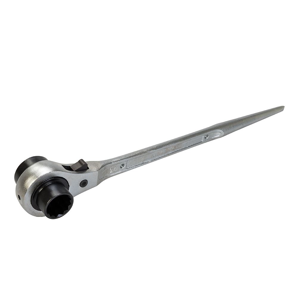 King Dick Ratchet Podger Metric 24 x 27mm, Chrome Vanadium Steel
