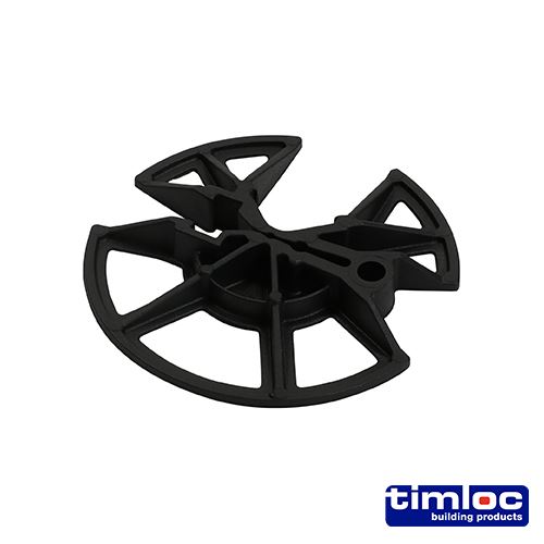 Timco - Dhisceanna Coinneála Insliúcháin, 65mm Trastomhas, Dubh, Pacáiste 250
