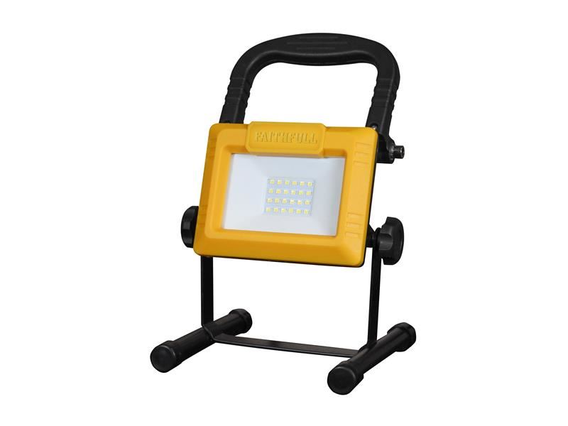 Faithfull Power Plus SMD LED 작업 현장등, 15W, 3600루멘, IP44 방수
