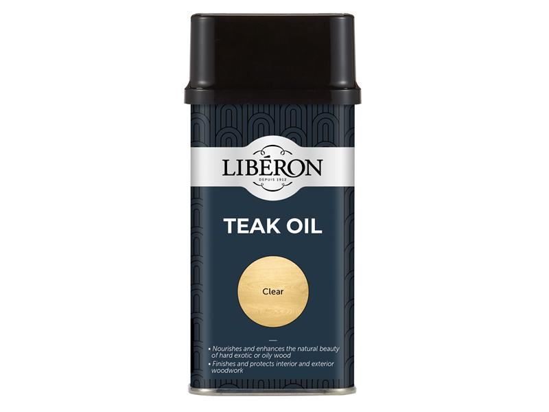 Liberon Teak Oil, 250ml for Hard & Exotic Woods