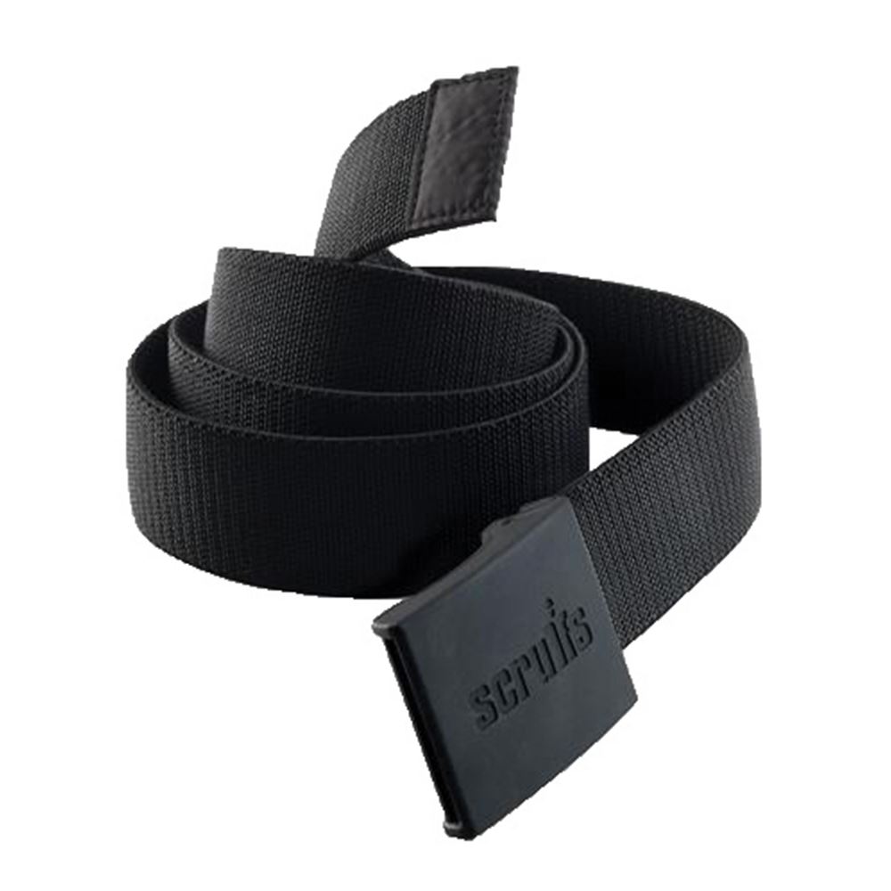Scruffs Trade 스트레치 벨트 블랙, 원사이즈