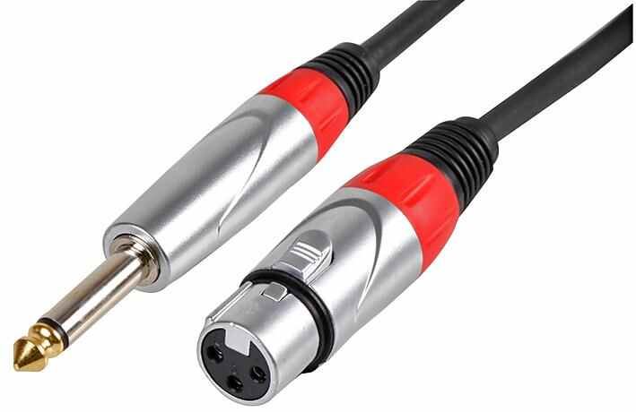 Pulse Cavo Audio Professionale 6.35mm a XLR Maschio, 6m