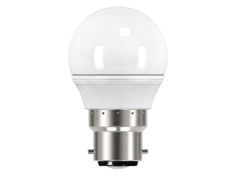 Energizer LED BC (B22) Ampoule Golf, Blanc Chaud, 470 lm, 5,2W, Non Dimmable