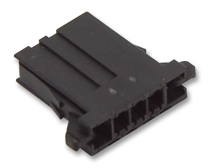 AMP TE Connectivity Receptacle Housing, 3.81mm Pitch, 5-Way, Black