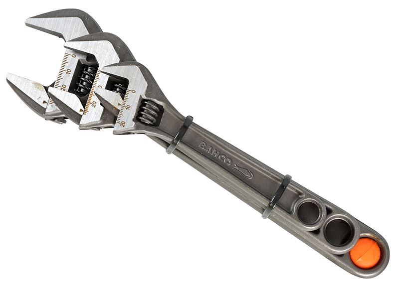Bahco Adjustable Wrench Set, 3-Piece, Phosphated, 150-250mm