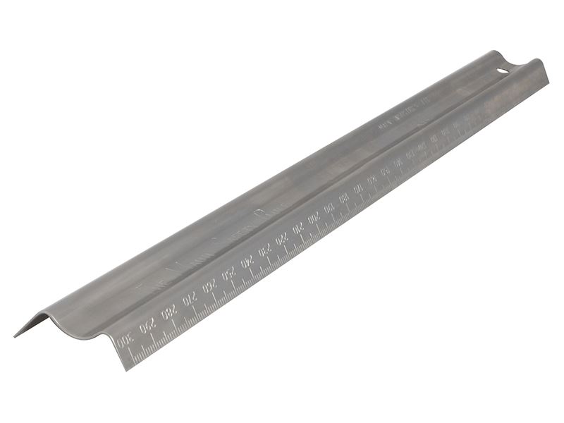 Maun RVS Veiligheidsliniaal, Metrisch, 300mm