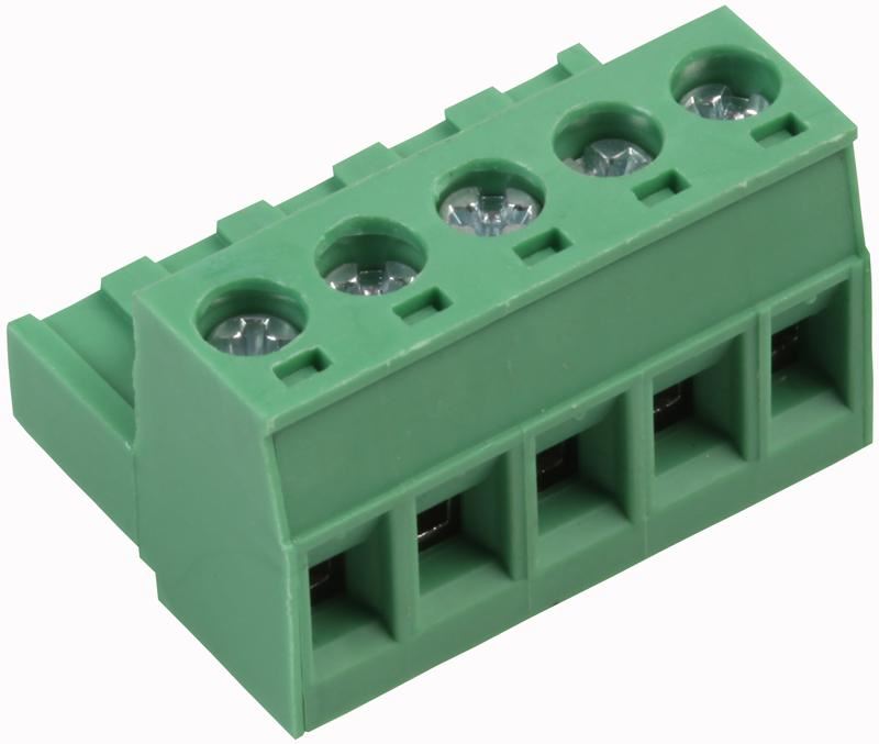 IMO PRECISION CONTROLS - Terminal Blok, Palam, 5.08mm, Sudut Kanan, 5 Laluan