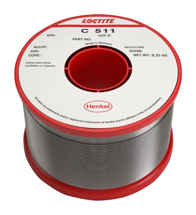 Multicore Loctite Lead-Free Solder Wire 0.23mm, 250g, 217°C