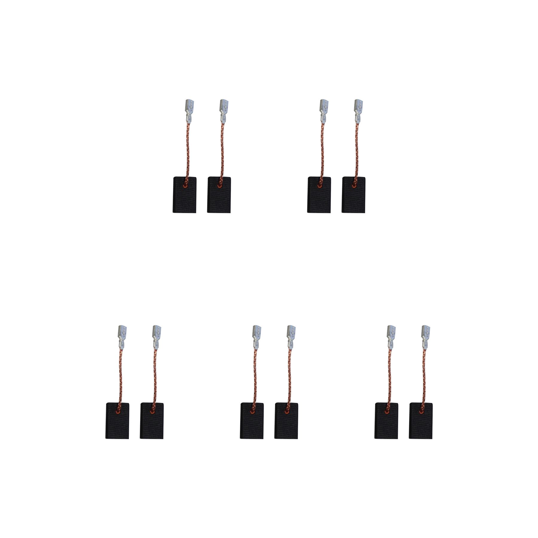 5 Sets of 2x Carbon Brushes for Metabo Mini Grinder (5x10x16mm)