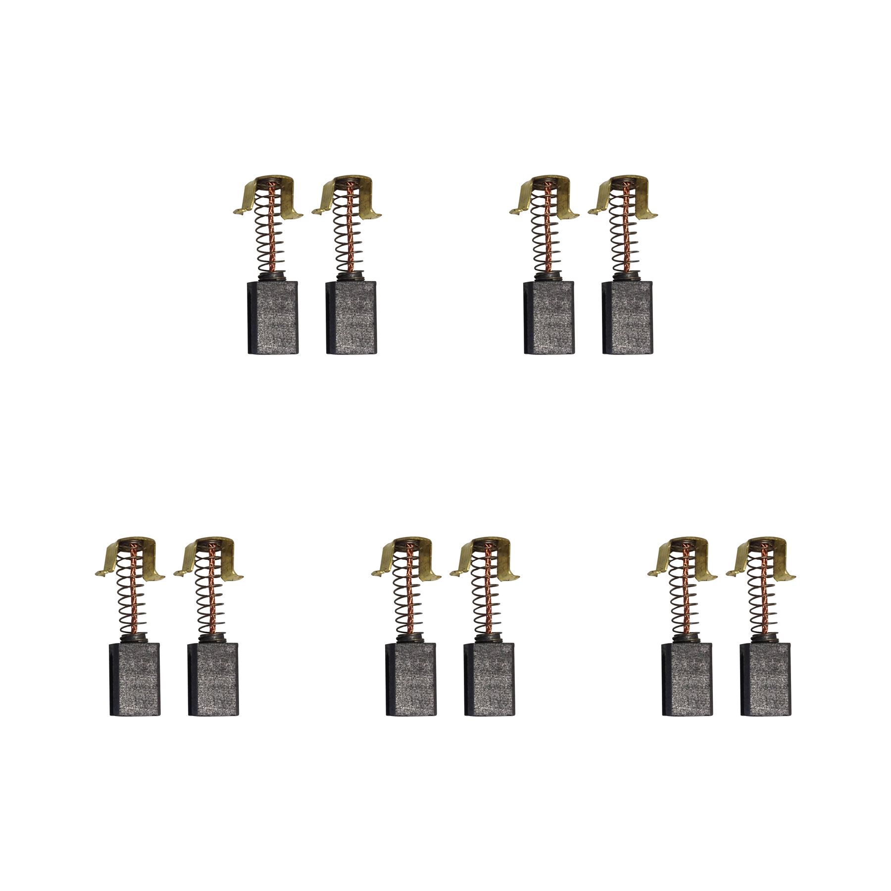 5 Sets of 2x Carbon Brushes for China Mini Grinder (5 x 8 x 14mm)