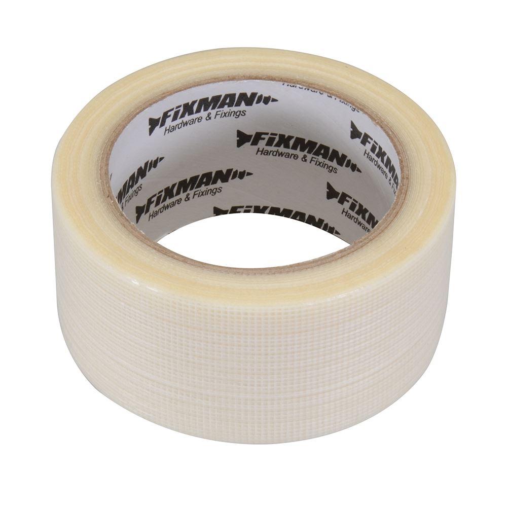 Fixman Heavy Duty Clear Duct Tape, 50mm x 20m