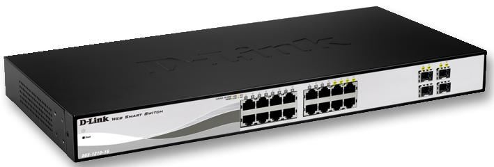 D-LINK Switch Gestito da 16 Porte Gigabit con 4 Porte SFP per Reti Aziendali